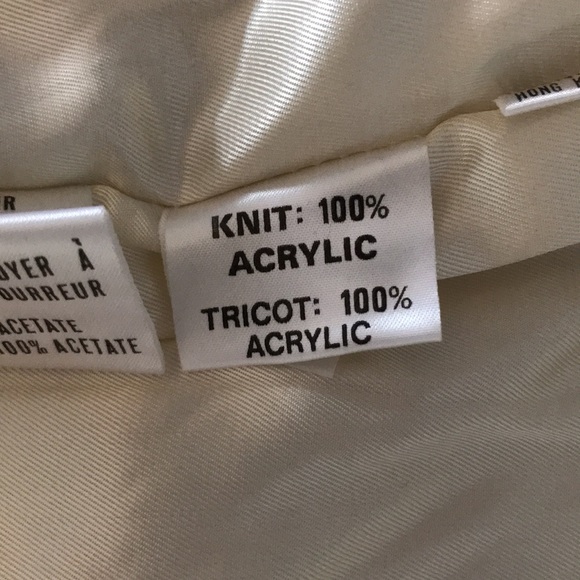 Genuine rabbit fur ecru jacket - Picture 7 of 7